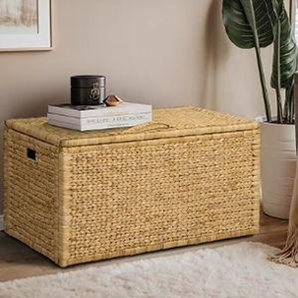 36" Wicker Storage Trunk
