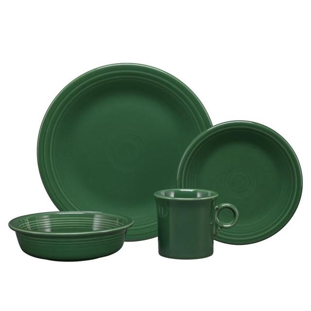 Jade Classic Rim 4-Piece Place Setting, Service for 1
