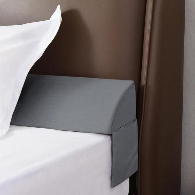 Vekkia King Bed Wedge Pillow/Headboard Pillow/Mattress Wedge/Bolster Pillow Close The Gap Between Your Mattress and Headboard(Gray 76"x6.5"x4.5")