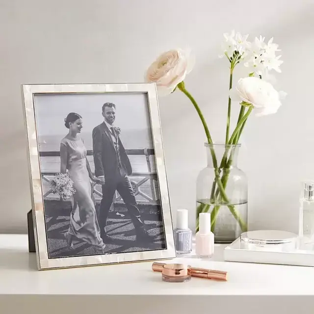 Mother of Pearl Picture Frame 8x10”