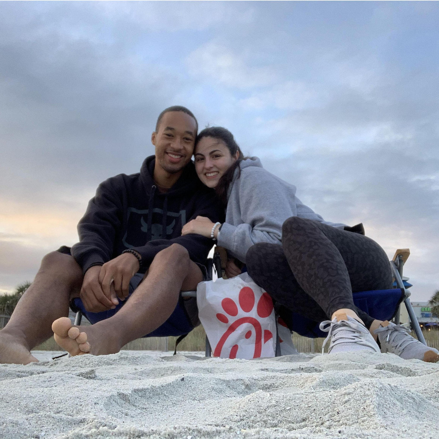Chick-fil-A picnics on the beach 11.05.2020