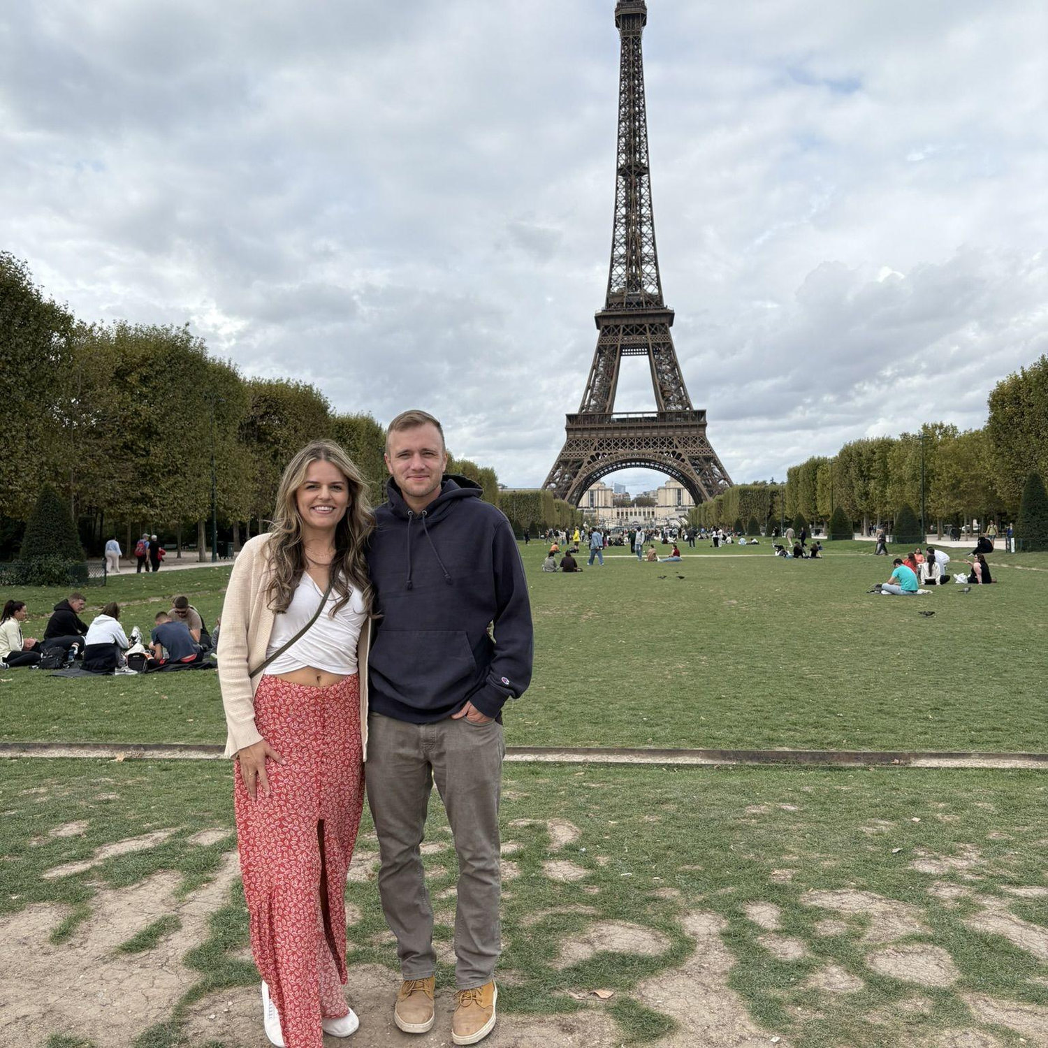 We ate baguettes and drank ciders on the lawn, it was magical.