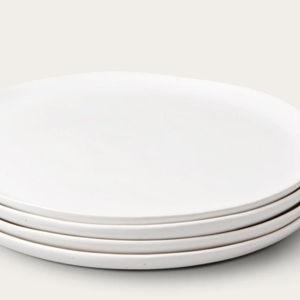 Speckled White - Fable Dinner Plates