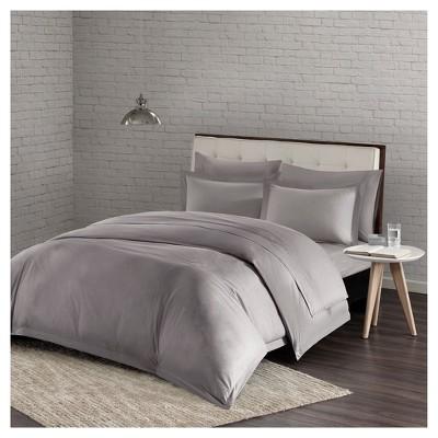 Gray Comfort Wash Duvet Cover Mini Set (King/California King)