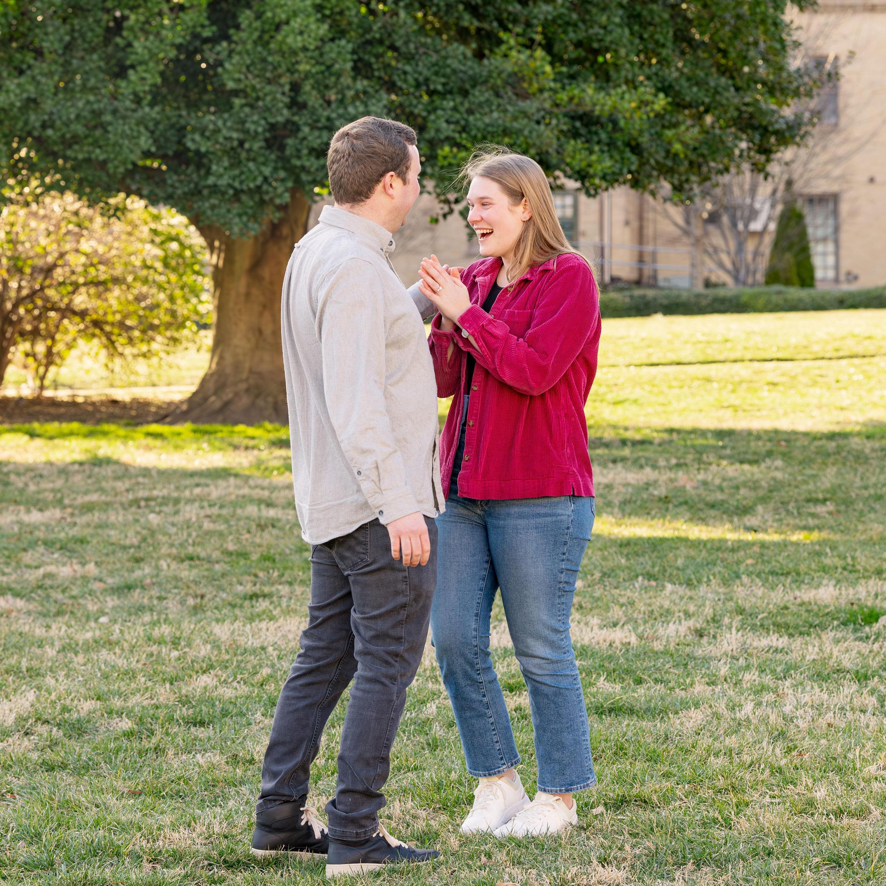 Happy tears - we're engaged! March 8, 2025