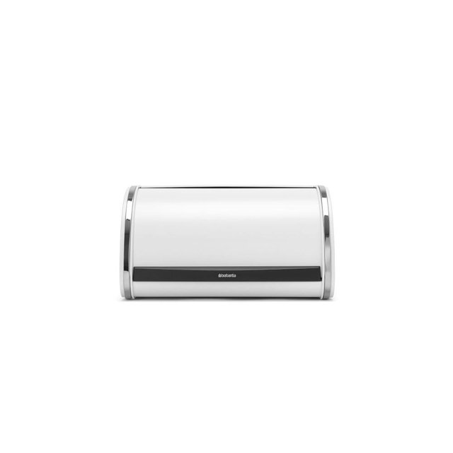 Roll Top Bread Box, Medium, White