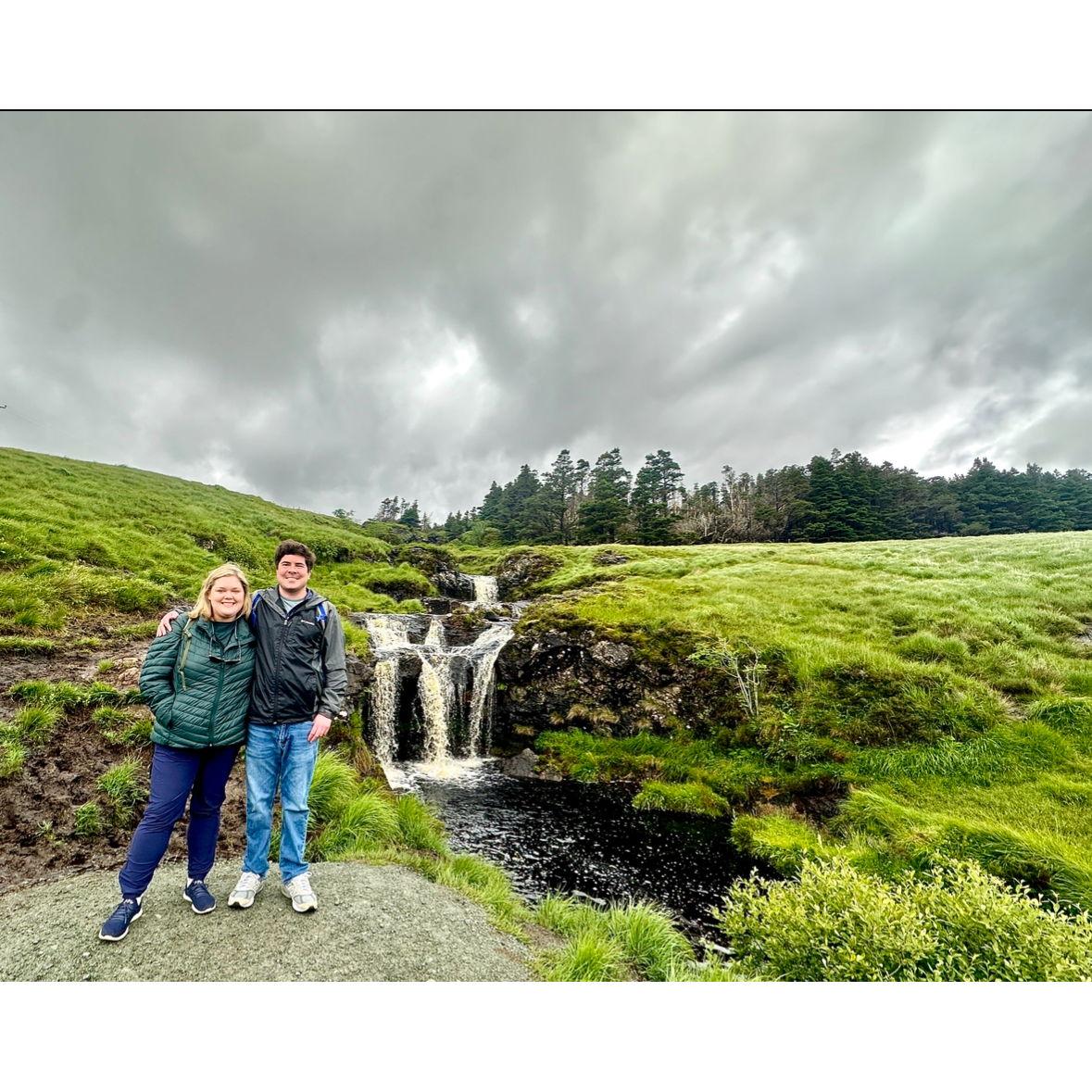 Hiking at the Fairy Pools on the Isle of Skye
