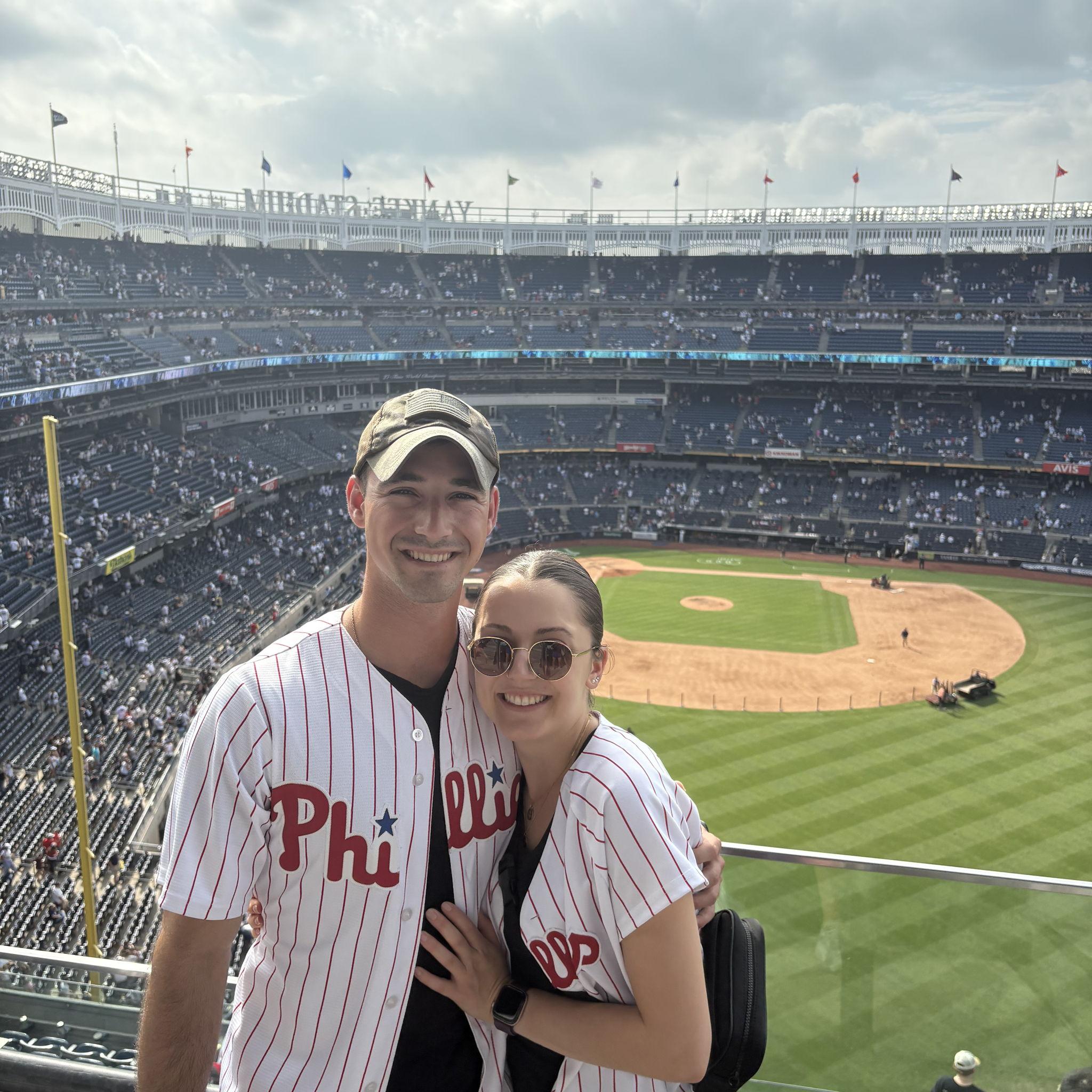 A Phillies <> Yankees game in NYC