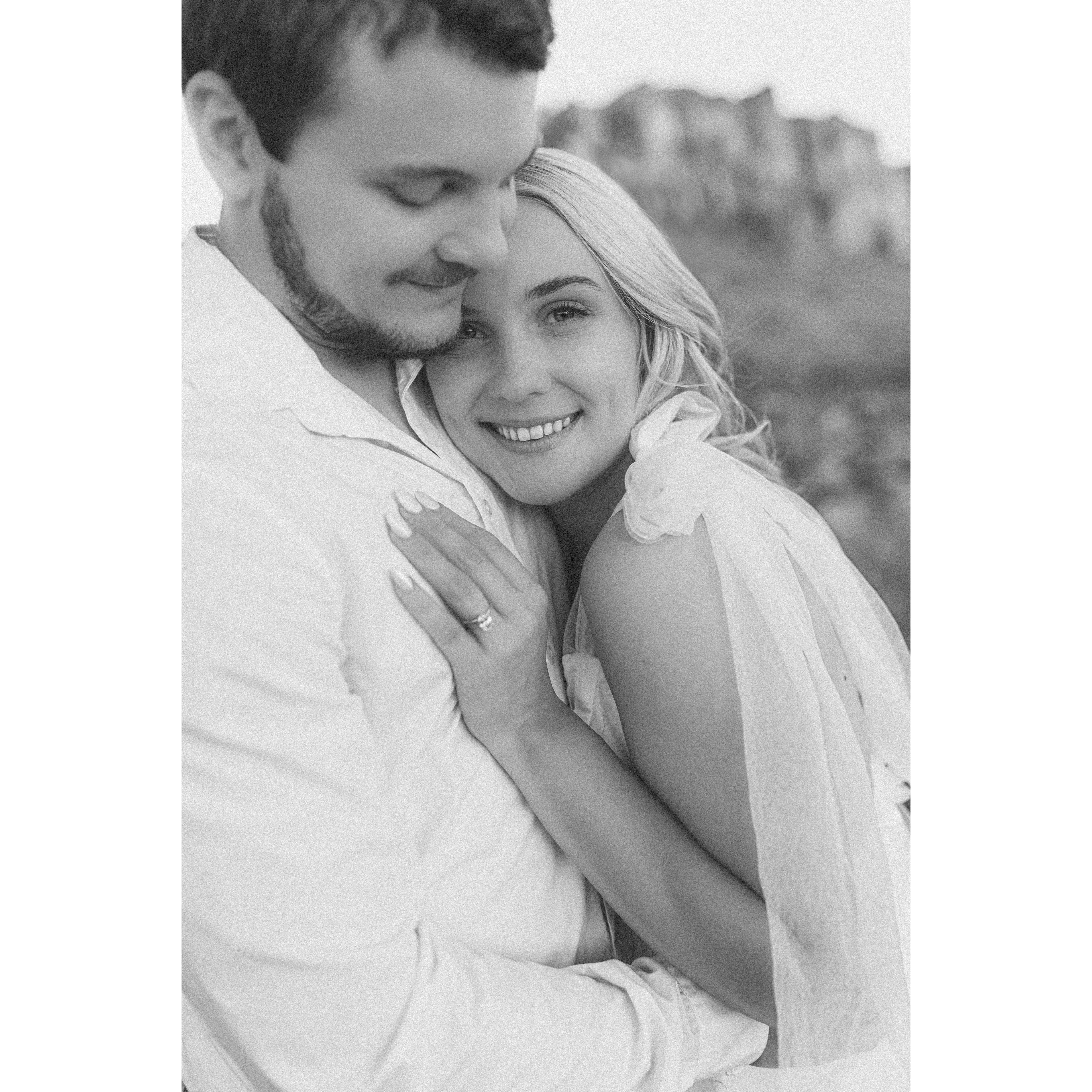 Engagement Shoot taken near the Superstition Mountains in Arizona - April 2024