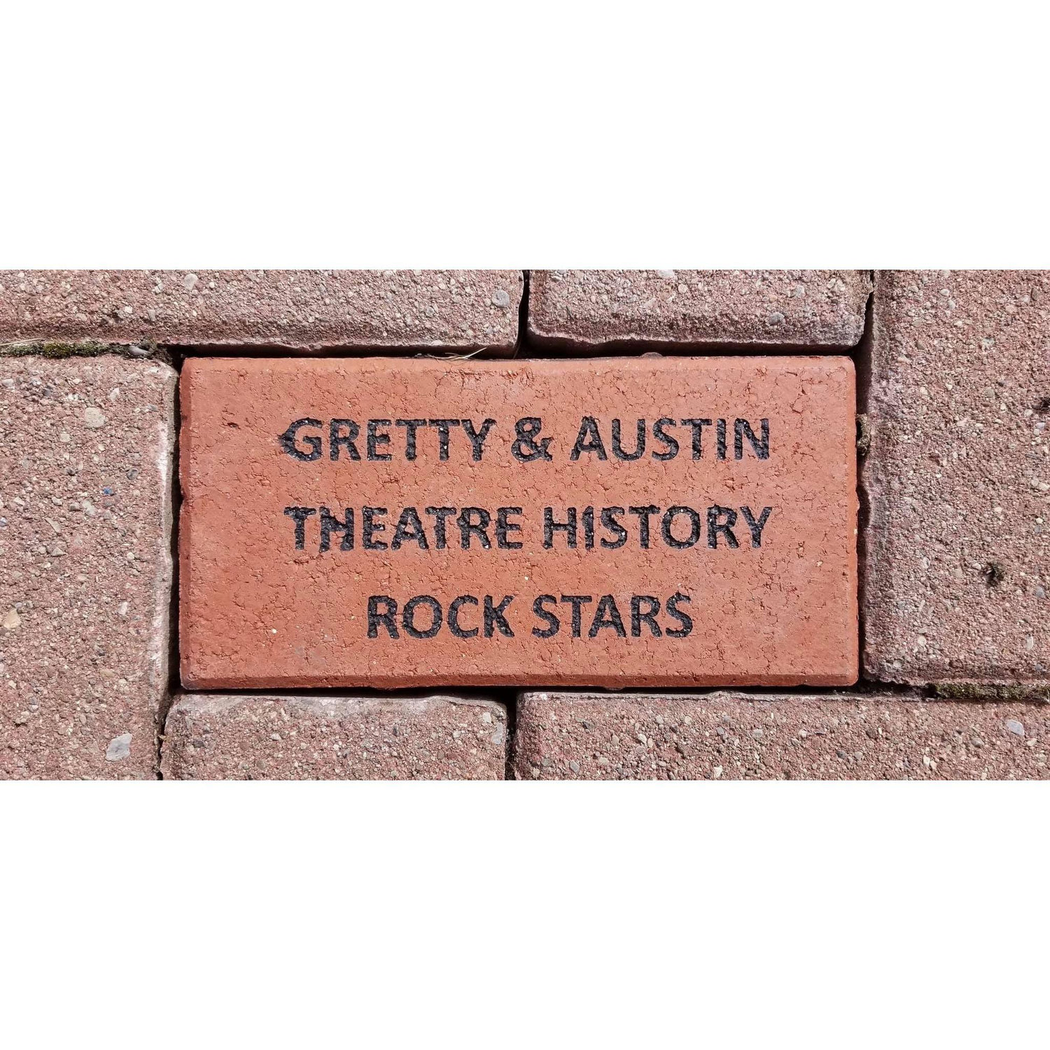 As a gift for awesome research, Gretty & Austin are literally written in stone right outside The Smith.