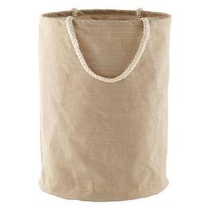 Umbra Round Laundry Crunch Can with Braided Handles