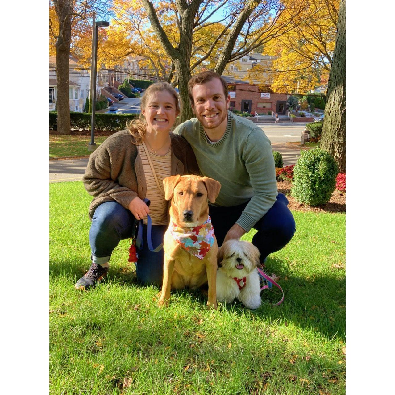 We visited Saidie, and Maple and Saidie took some cute photos together at Noah's dad's place.