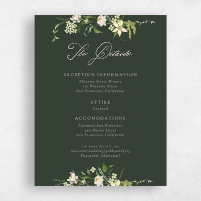 Deep Forest, Green Wedding Enclosure - Erica