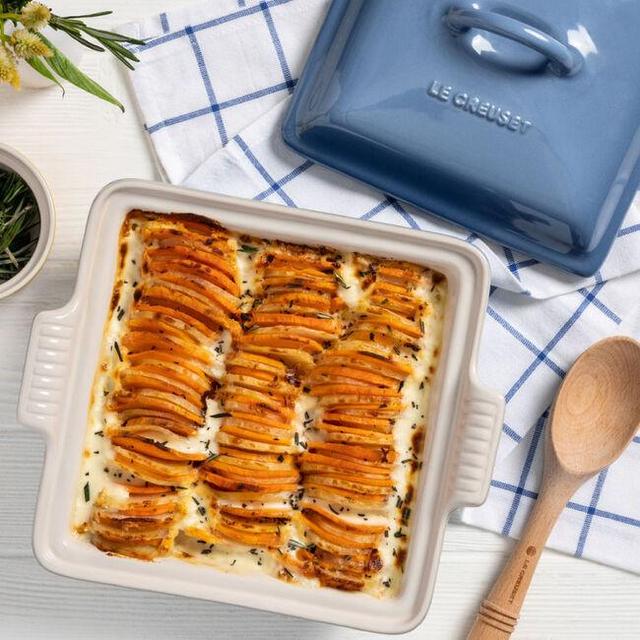 Le Creuset Heritage Square Casserole - Sea Salt