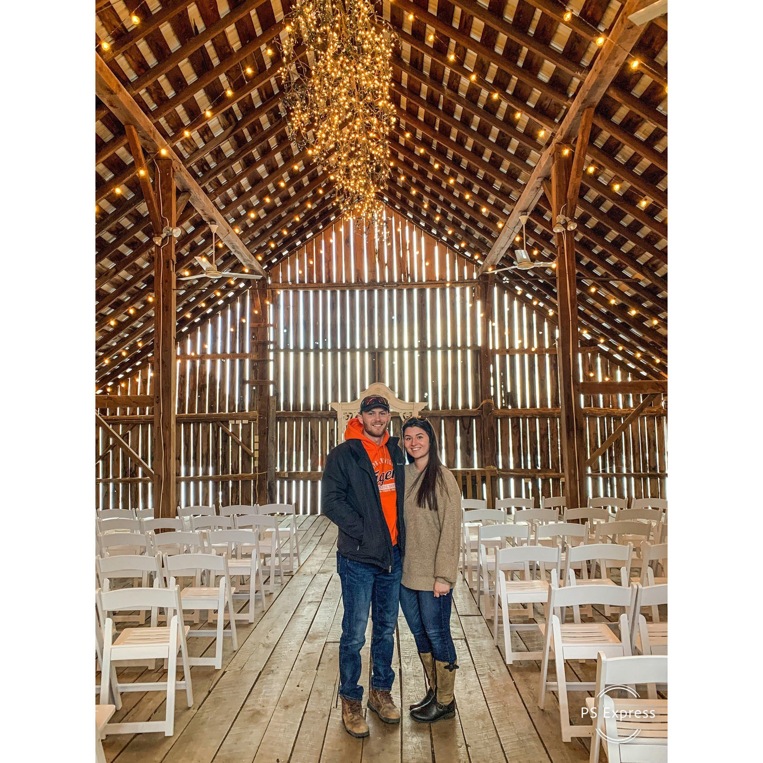 The day we booked our venue!