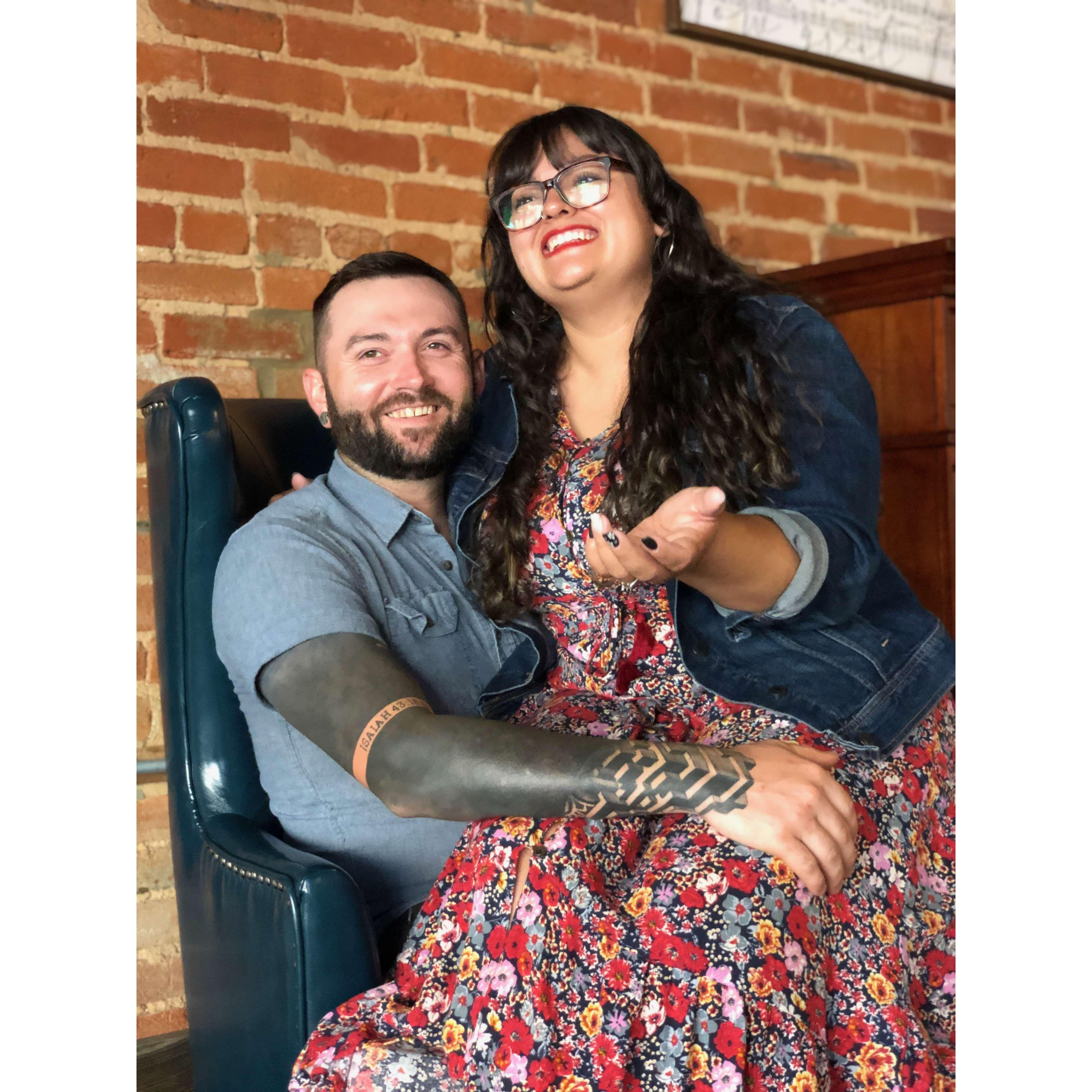 Not sure what we were looking at, but it must've been funny