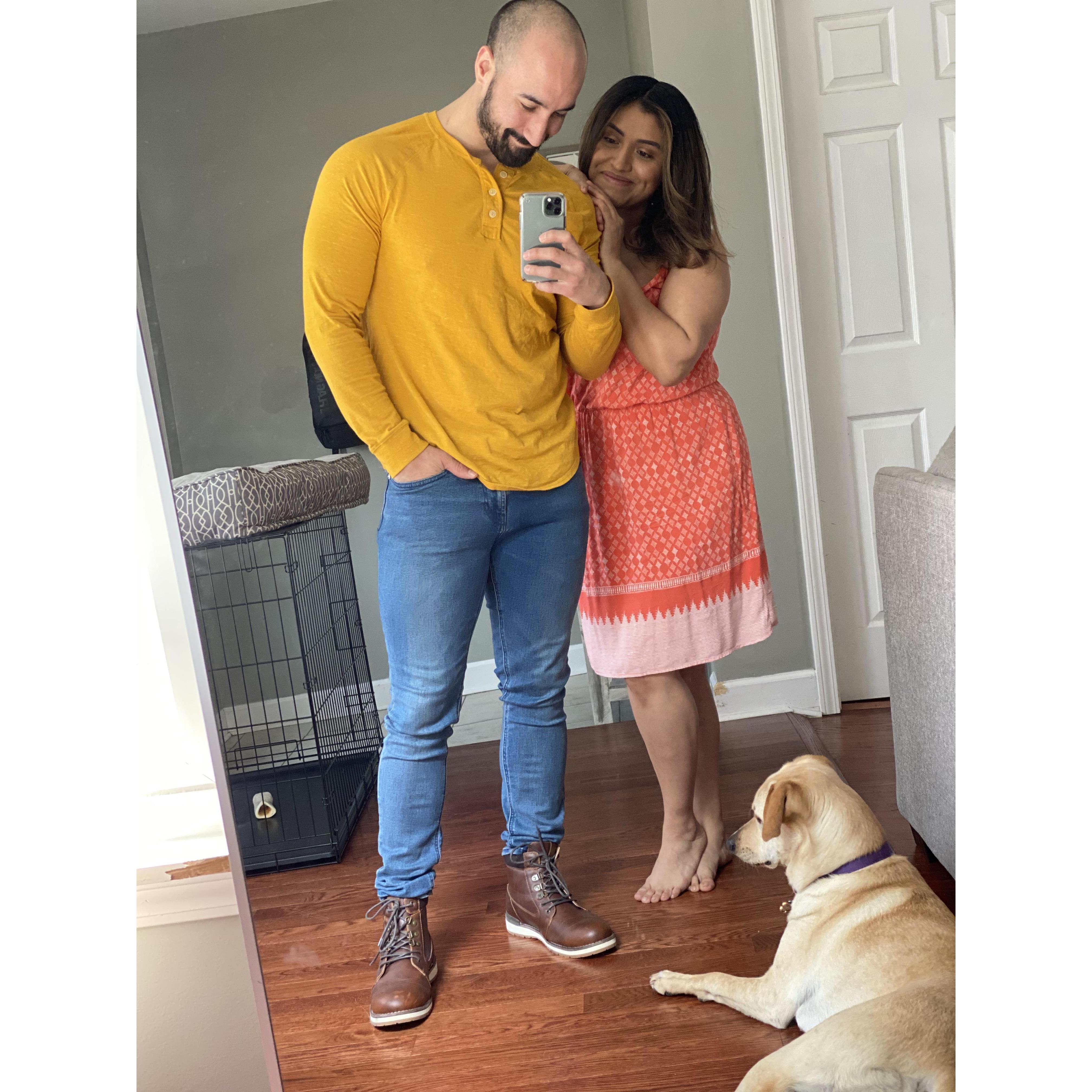 The day after I let her cut my hair lol
