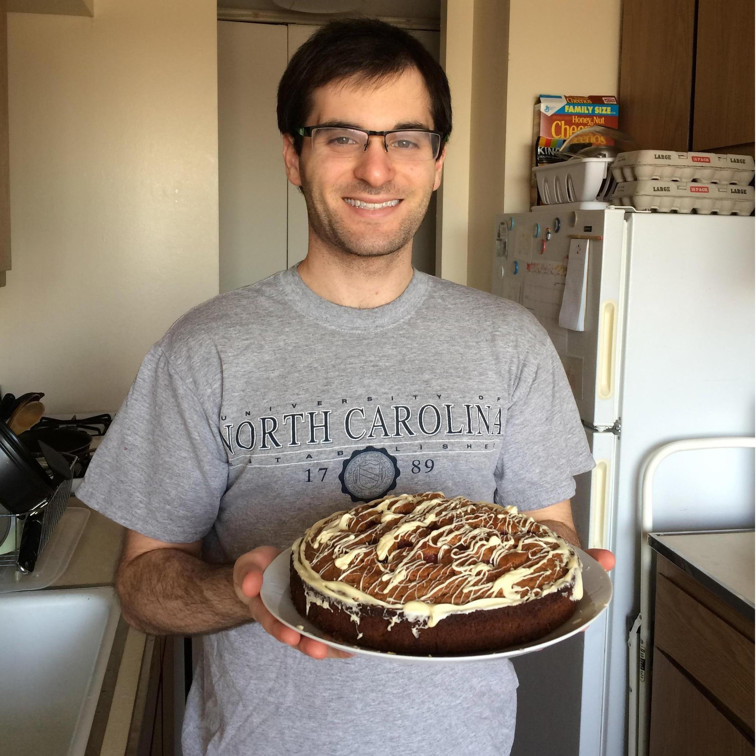 Amir makes birthday cakes now (and they keep getting better!)