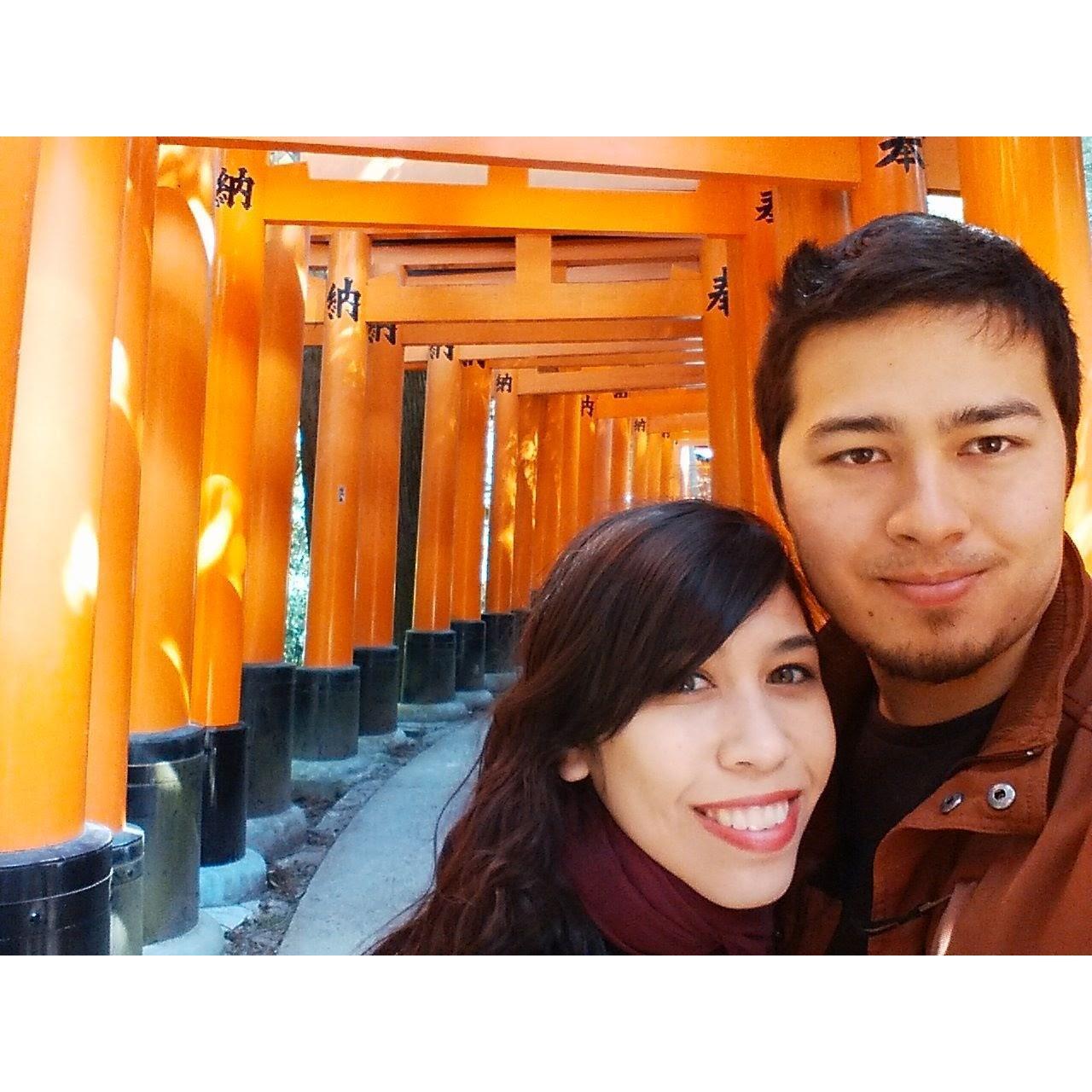 Our first trip to Kyoto in 2014