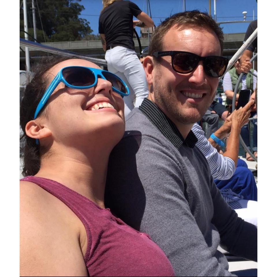 Jill (David's sister and one of Taryn's bridesmaids) and her boyfriend (Travis) who makes the world's best eggplant parmesan.