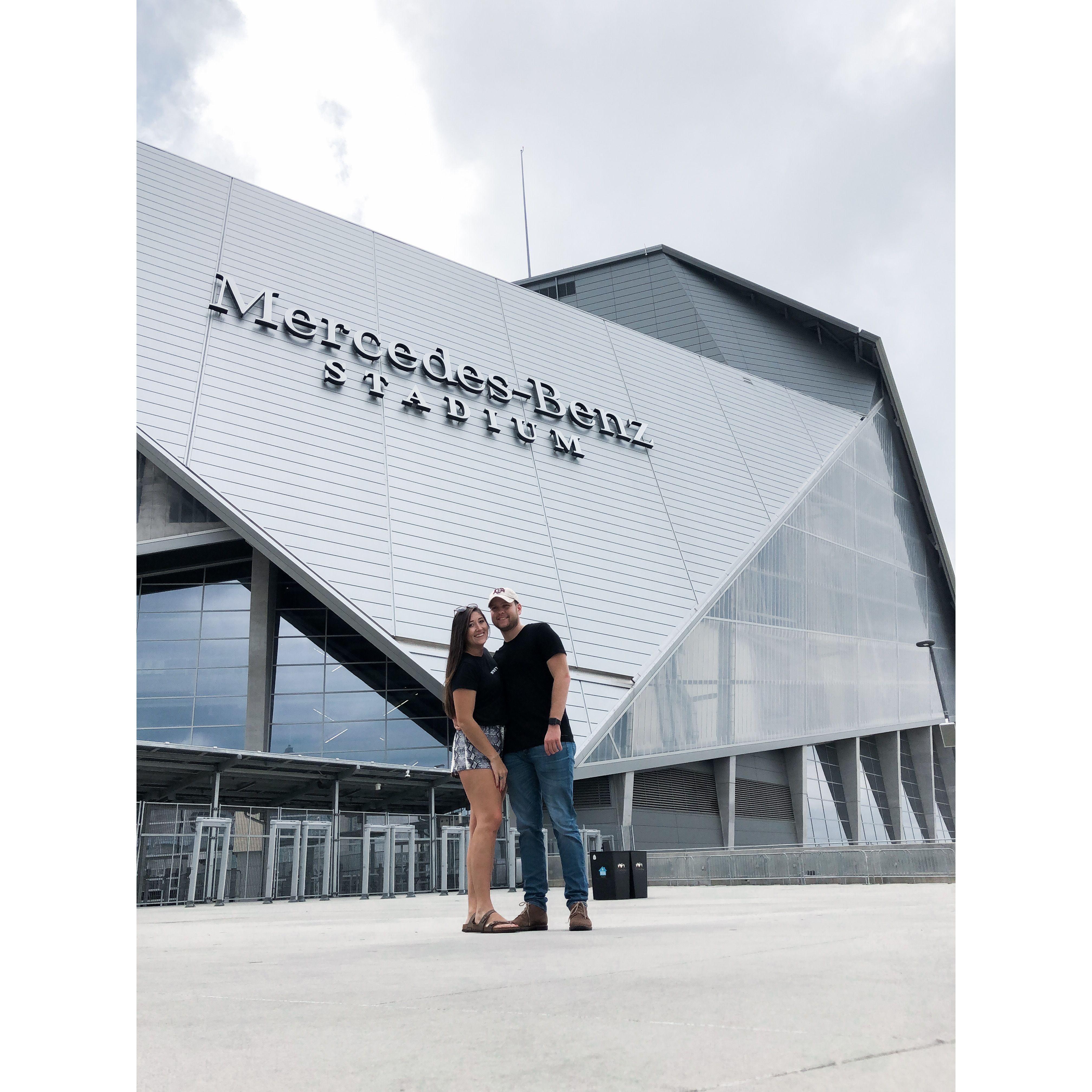 Josh's first trip to ATL!