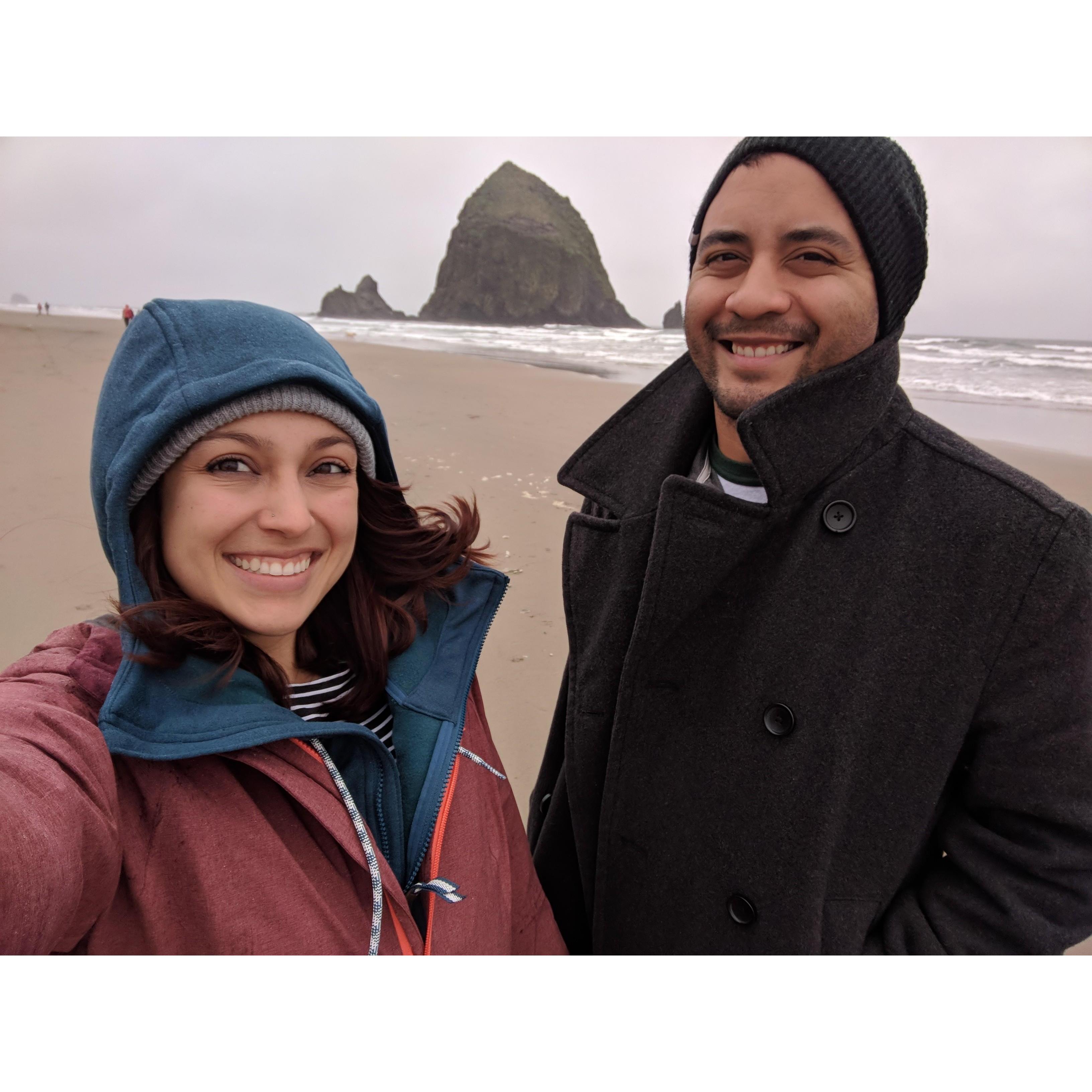 Since their first trip to Mexico worked so well, they decided to drive 13 hours to the PNW in the rain. It was a little more of a challenge, but they once again, managed not to kill each other.