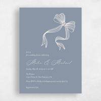 Blue Wedding Wedding Shower Invitation - Lecco Portrait