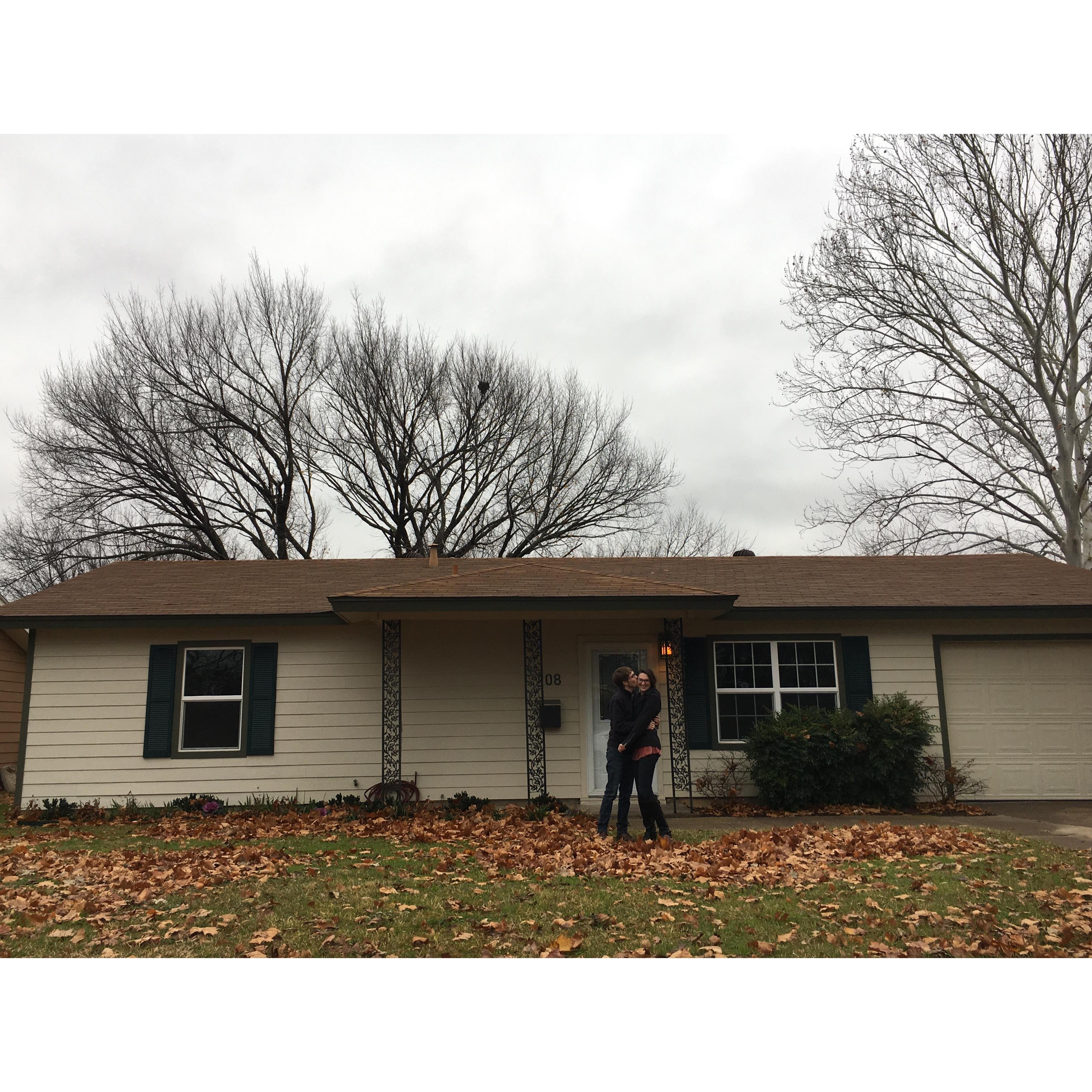 Our first house!