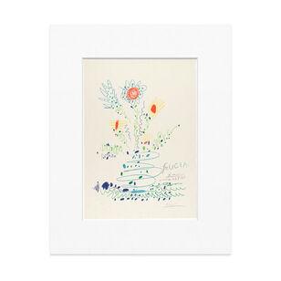 Picasso: Flowers (For U.C.L.A.) Matted Print