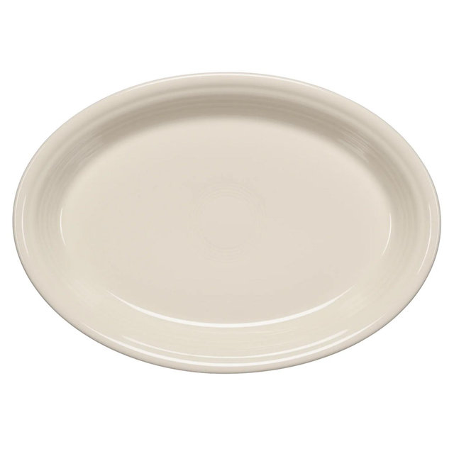 Linen 13 5/8 Inch Large Oval Serving Platter