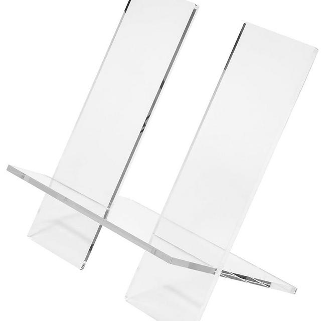 Red Co. 11.5” Clear Acrylic 3-Piece Cookbook Holder & Recipe Holder for Kitchen Counter