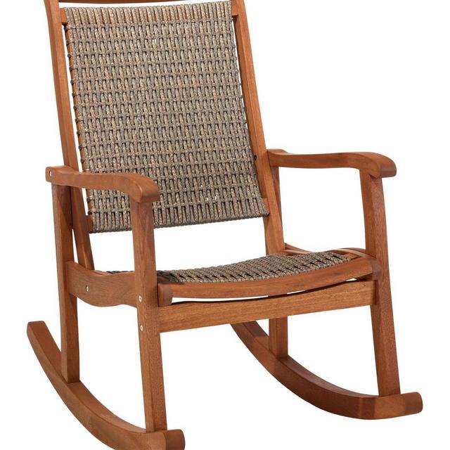 Wicker Eucalyptus Rocker | Patio Chairs at L.L.Bean