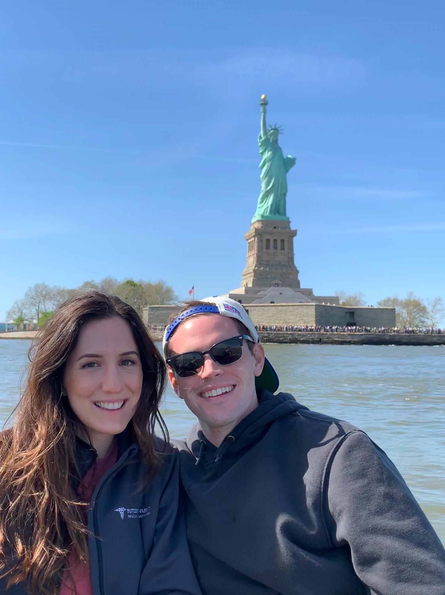 Boat cruise around NYC