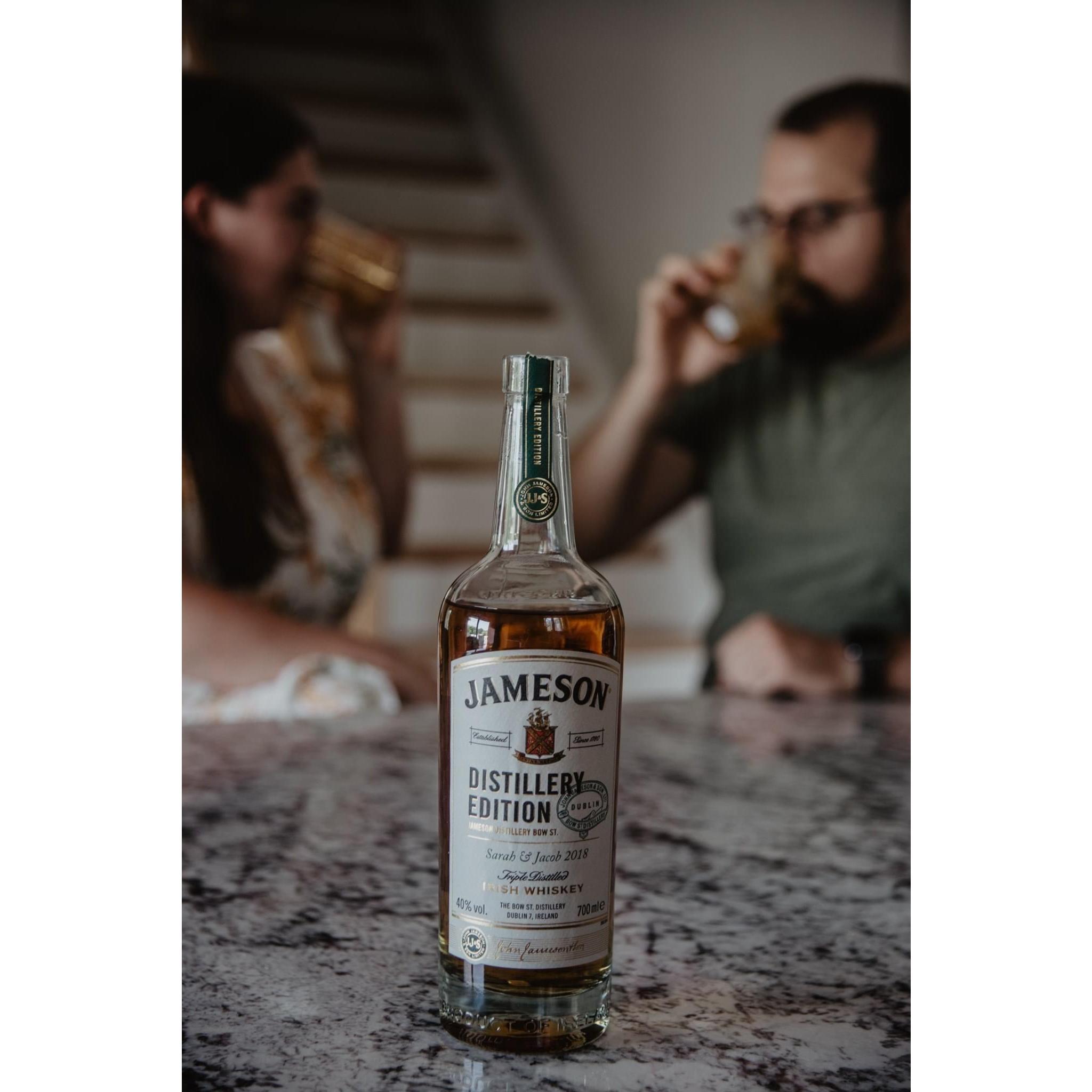 A bottle of Jameson we bought in 2018 from the distillery in Dublin. We saved it until 2020 to toast being able to move into our new home.