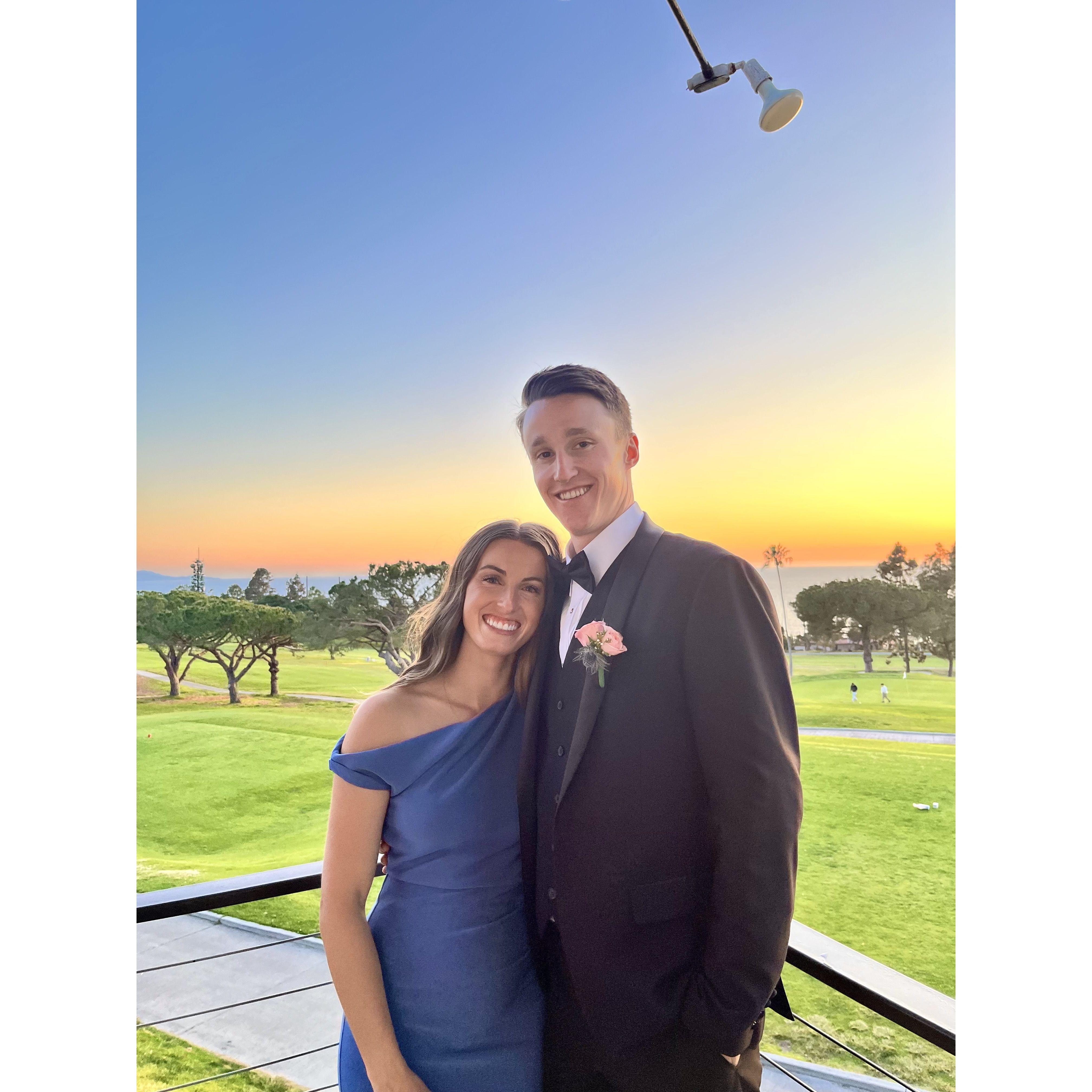 Sean's sisters wedding in California