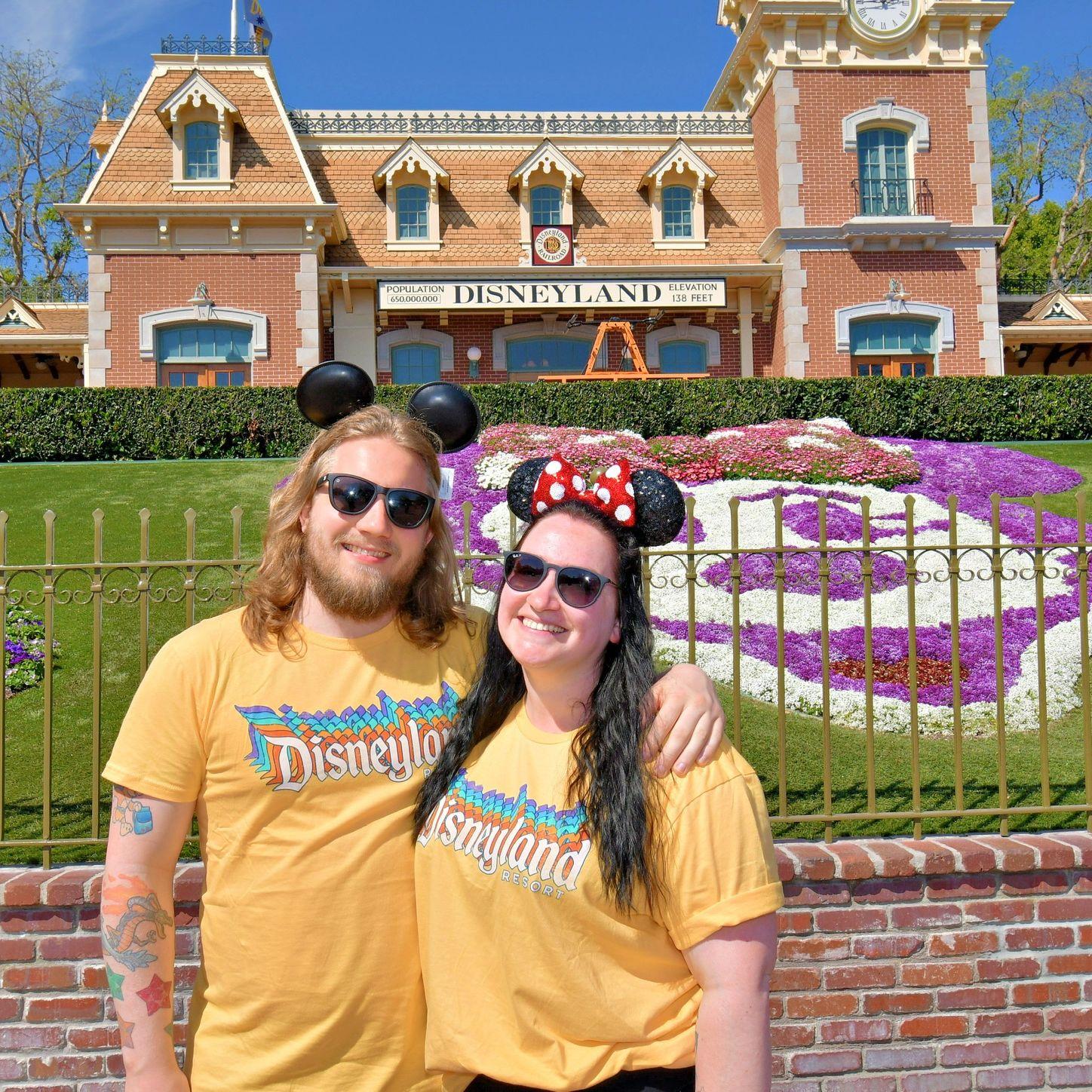 Our first trip to Disneyland together!