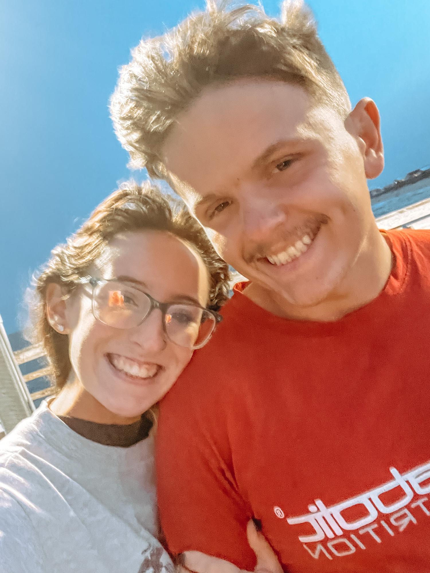 We went to the pier down at Topsail Beach and it was SO windy! I remember Damien laughing that we had to pay to walk on the pier because it was silly.