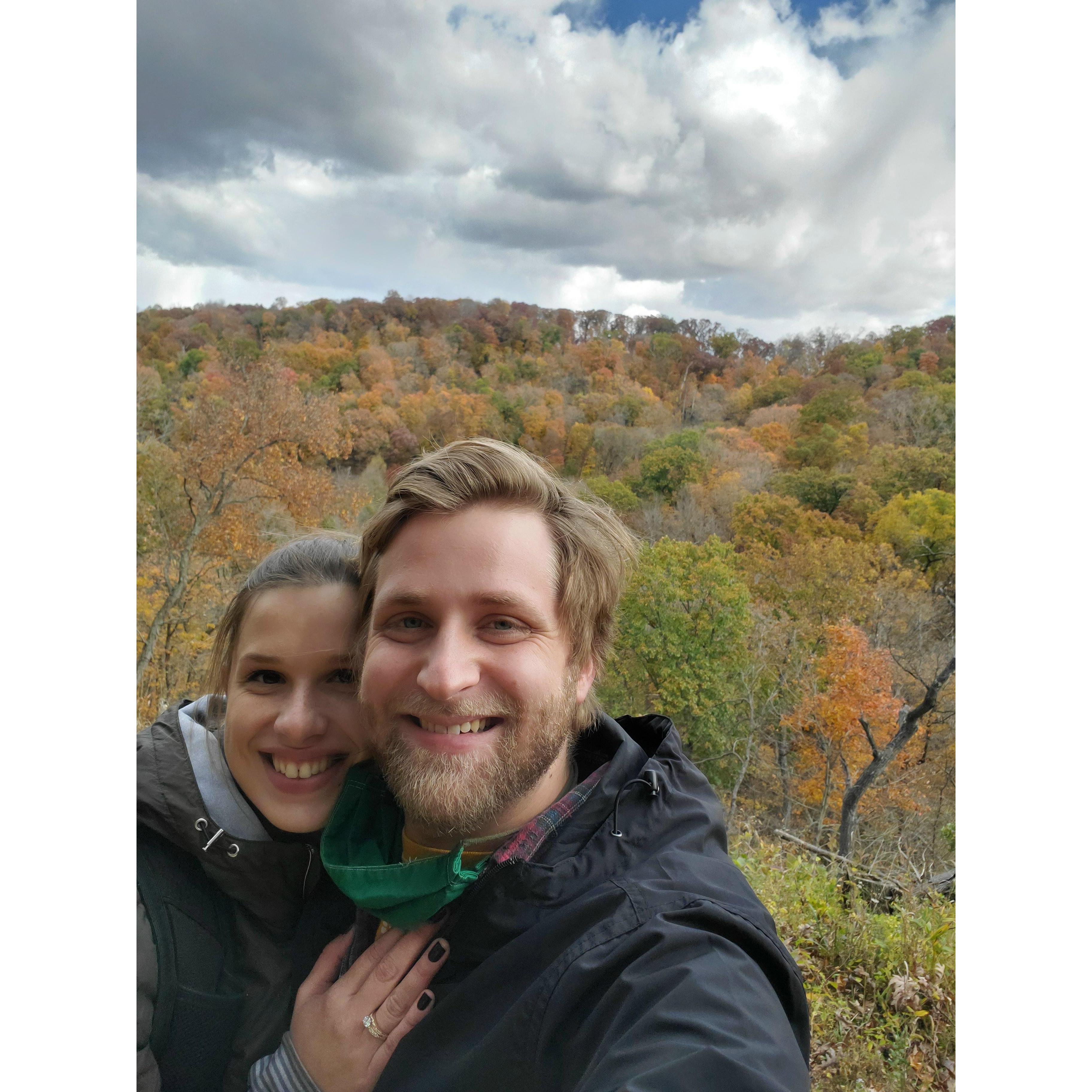 This is where we became engaged! (Pike's Peak, Iowa)