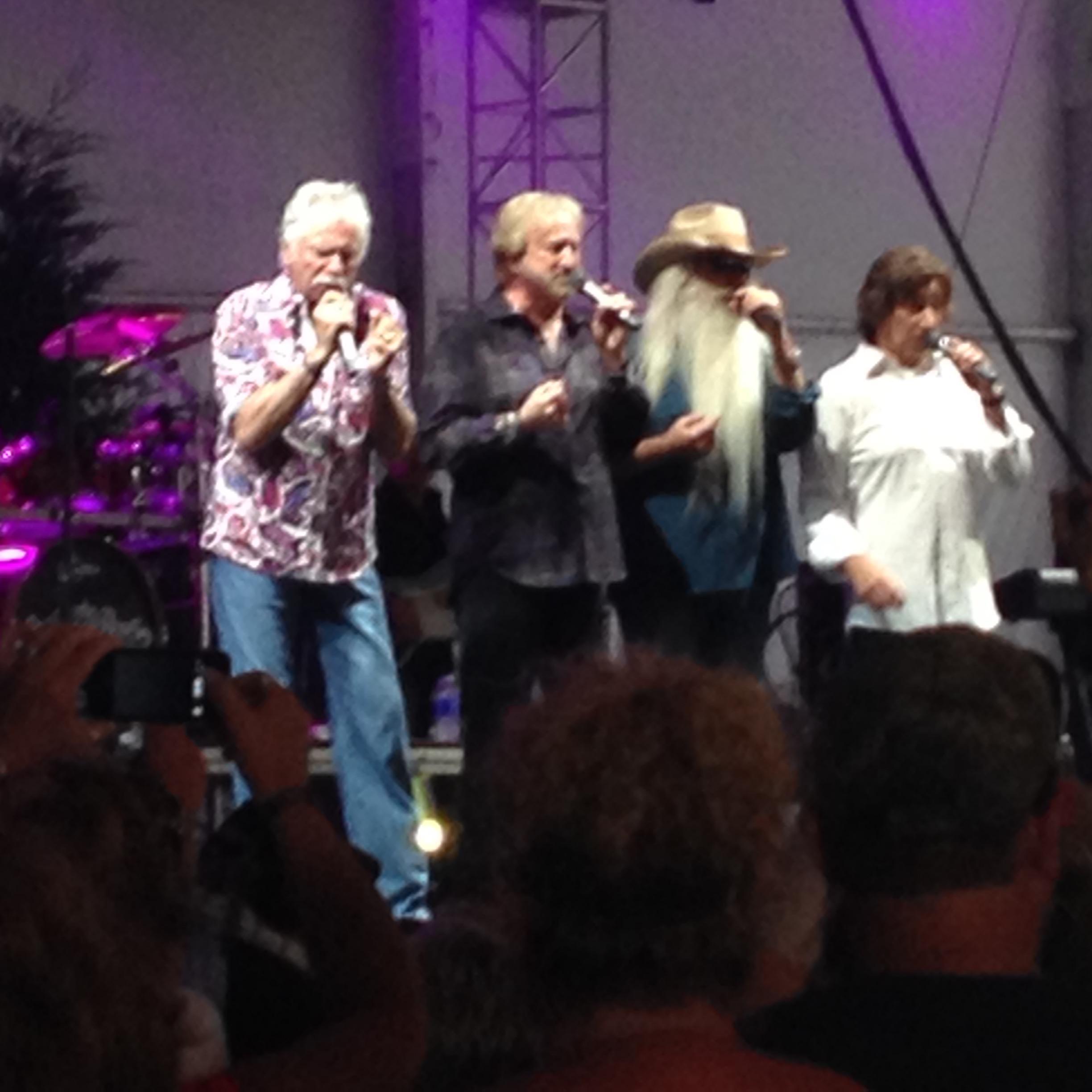 The Oak Ridge Boys at Big Barrel Music Festival! We also saw Merle Haggard and Loretta Lynn here!