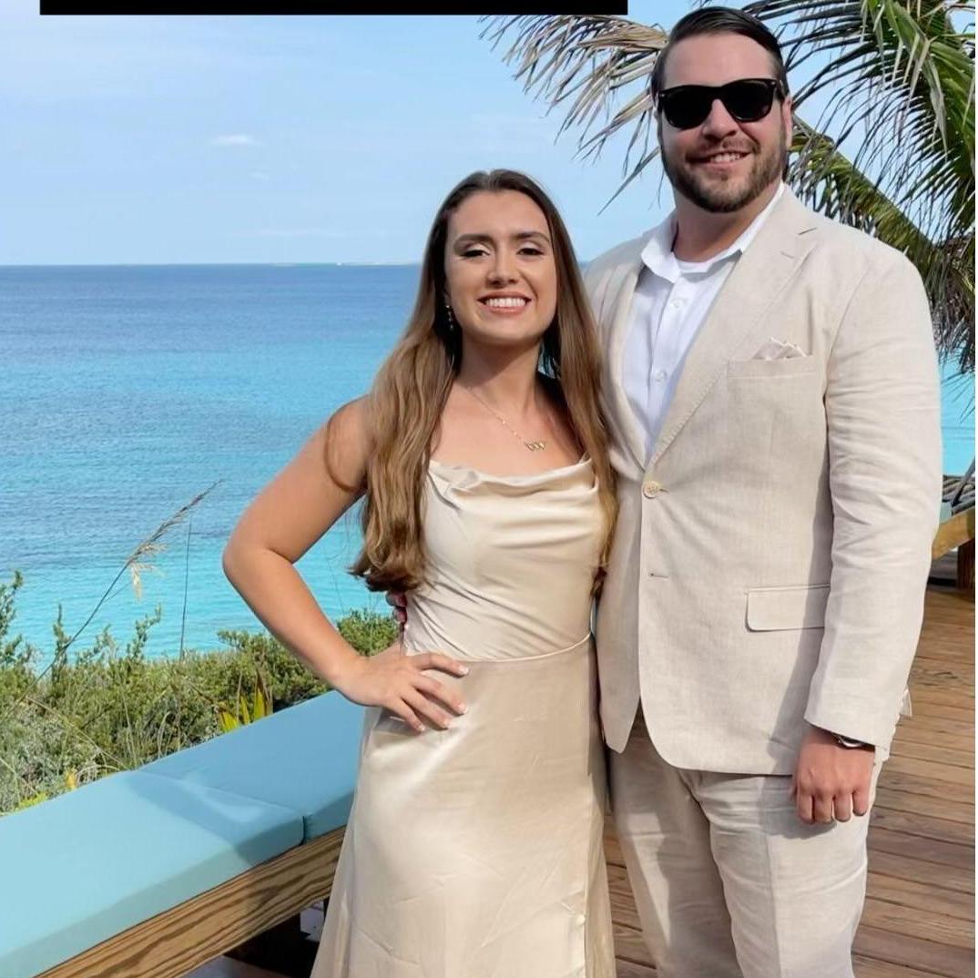 Sacha's wedding in the Bahamas