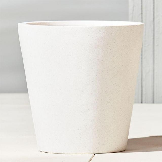 CB2 shore small polyterrazzo planter
