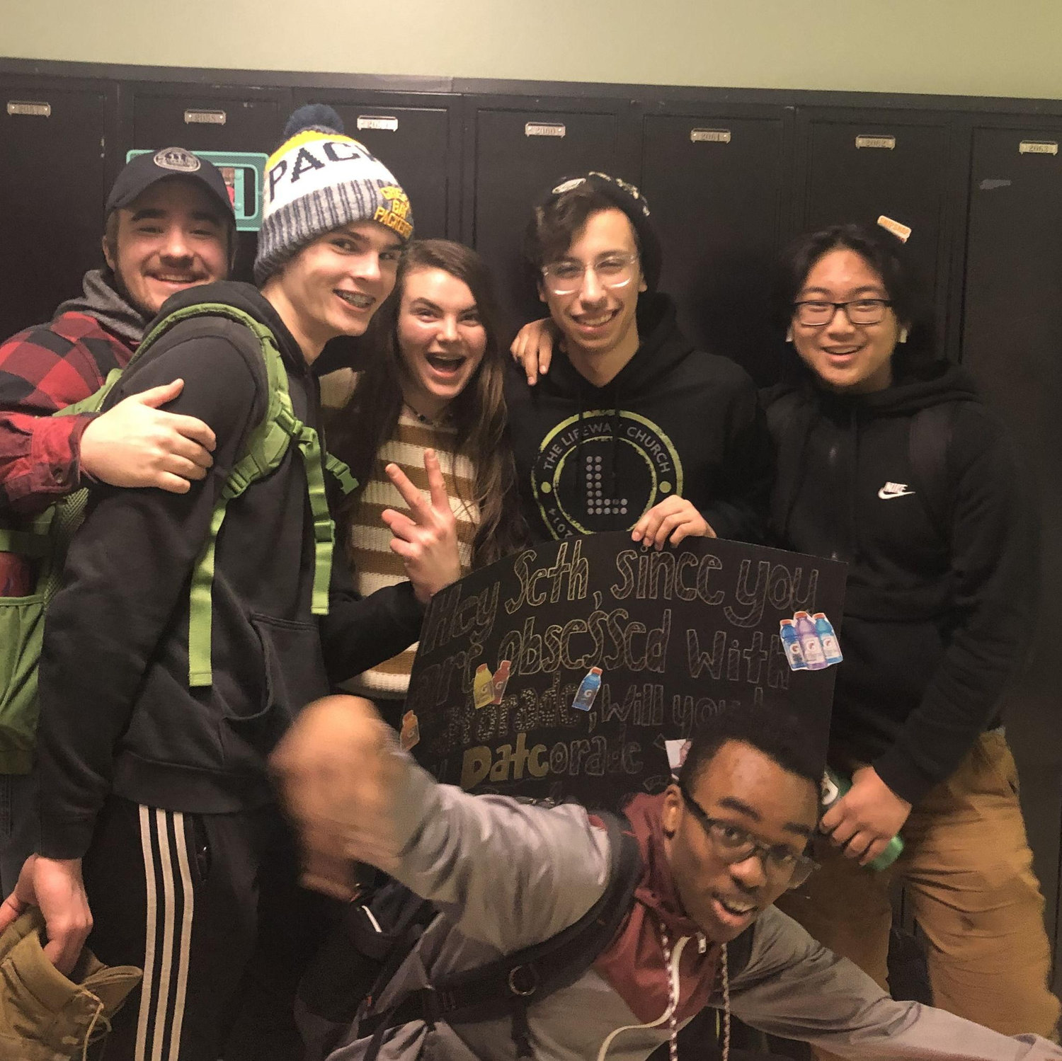 Ari asked Seth to the Sadies dance, still just friends (February 2020)
