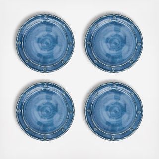 Berry & Thread Melamine Dessert/Salad Plate, Set of 4