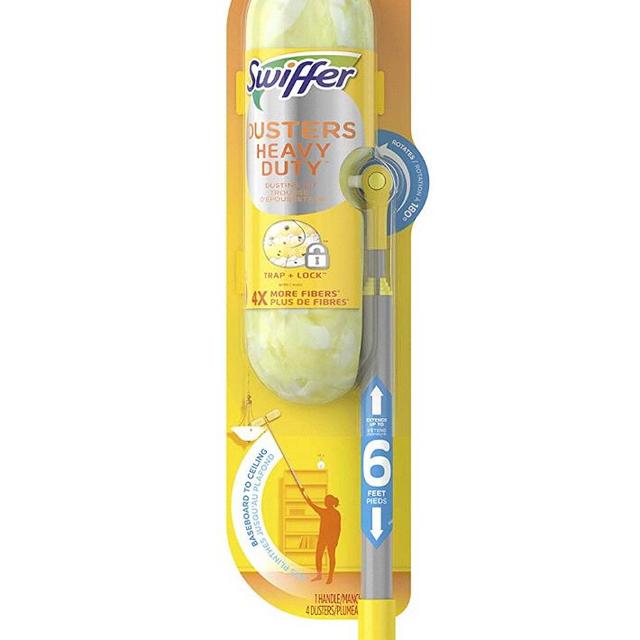 Swiffer Dusters Heavy Duty Super Extender Handle Starter Kit