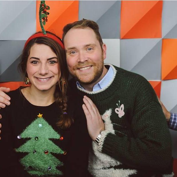 Our first Christmas as a couple.