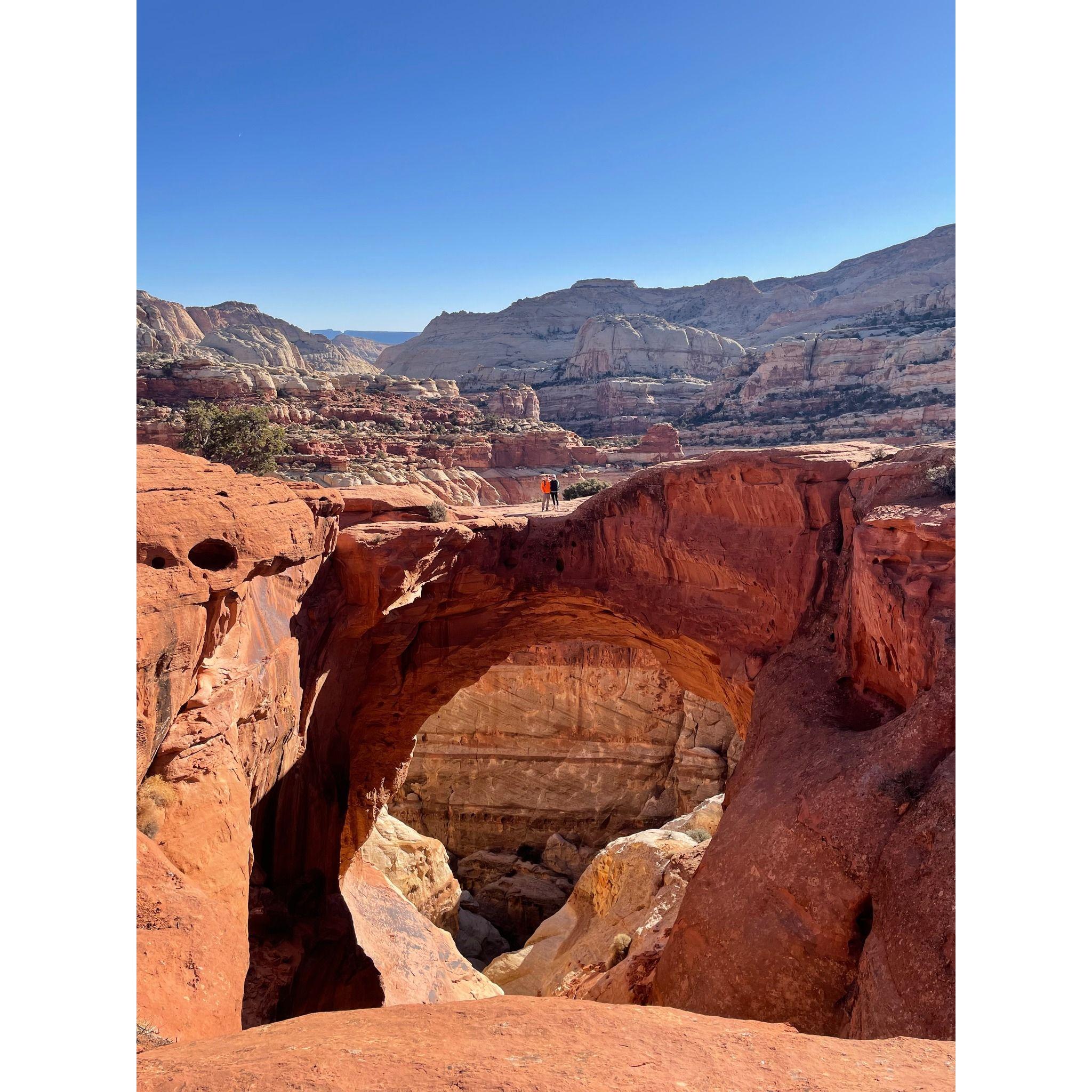 Cassidy Arch in Capitol Reef National Park
