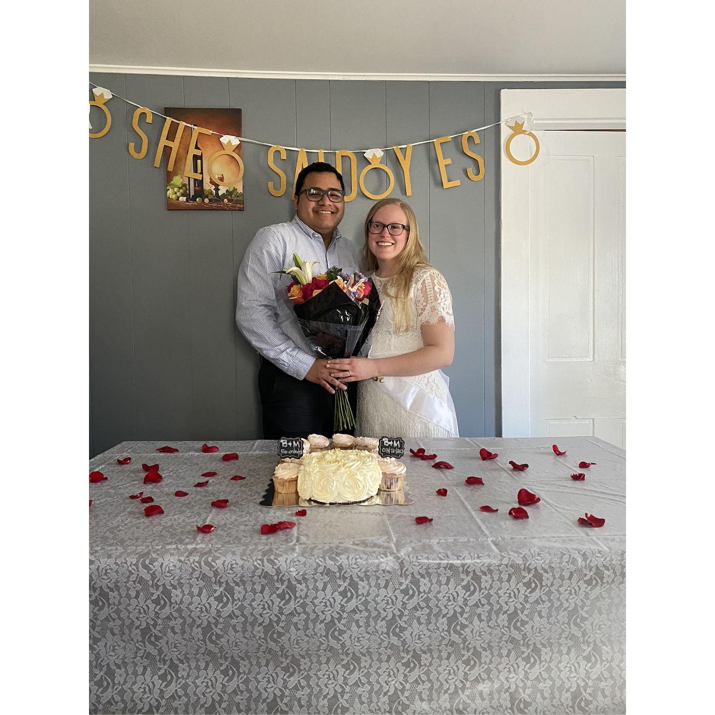 March 2020: Marcos and Bryce get Engaged
