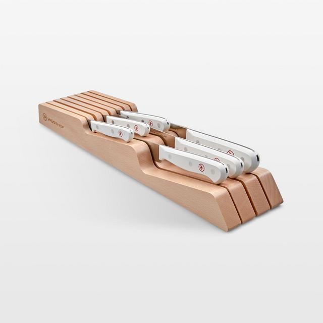 Wusthof ® Gourmet White 7-Piece In-Drawer Knife Set