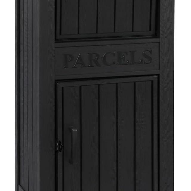 LHBGO Package Delivery Box for Outside, Outdoor Storage with Lockable Secure,Anti-Theft Parcel Drop Boxes Outdoor Package Delivery and Waterproof for Porch, House, Curbside