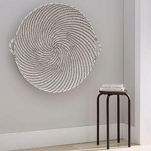 Hapao Black and White Basket Wall Art